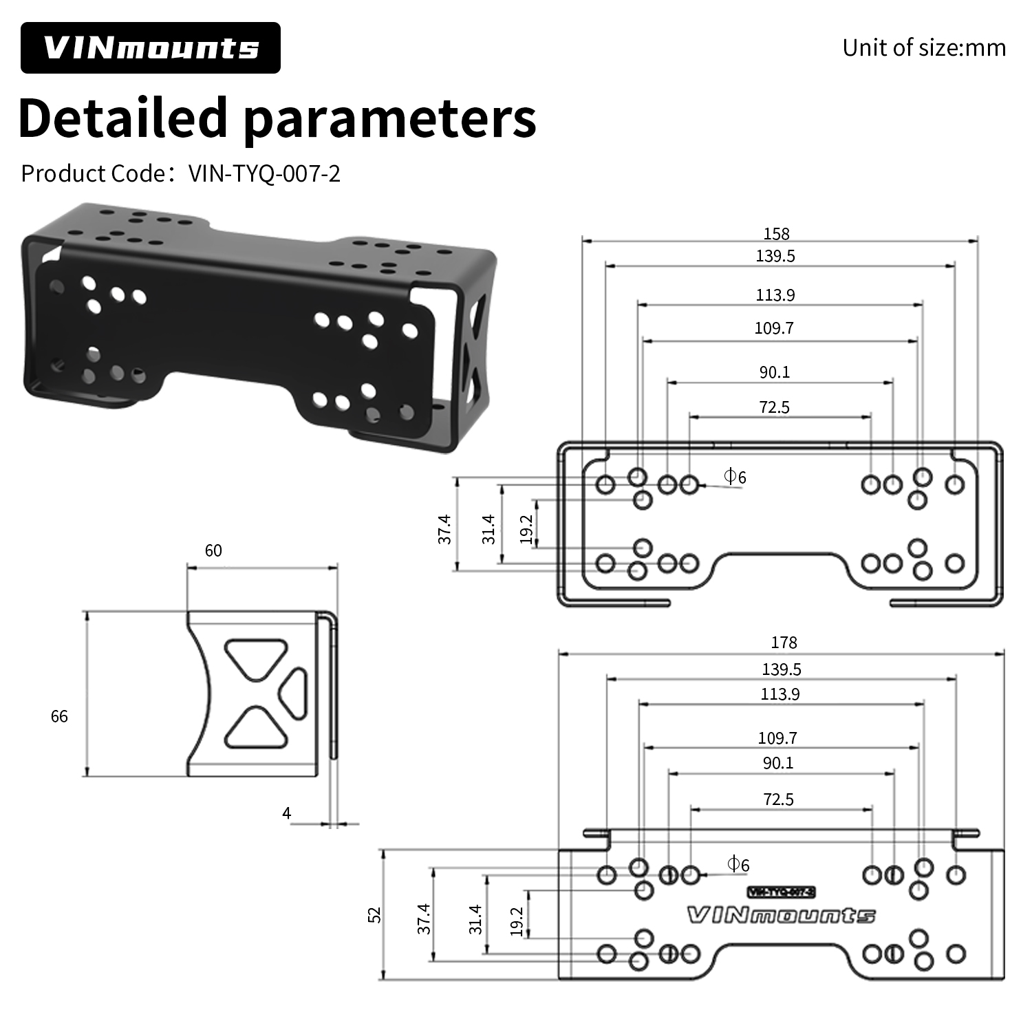 VINmounts 헤비듀티 금속 마운팅 브래킷 해양 차 - Vehicle Heavy Equipment 리뷰 및 가격