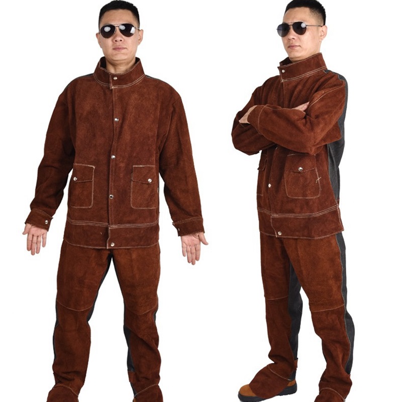 튼튼한 가죽 용접 슈트, 내화성 및 단열, 용접기 보호 - Heavy Equipment Welder 리뷰 및 가격