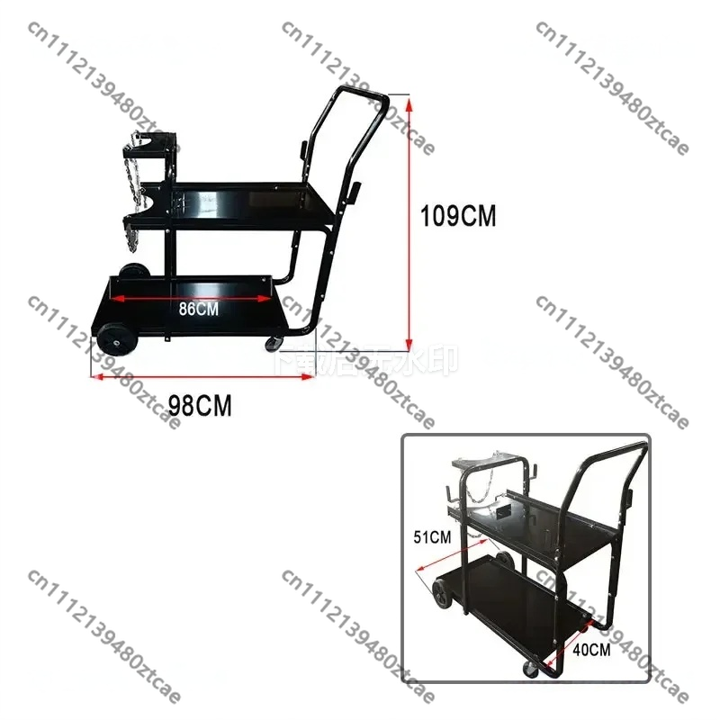 헤비듀티 MIG 용접기 트롤리, 휴대용 용접기 보관 카 - Heavy Equipment Welder 리뷰 및 가격
