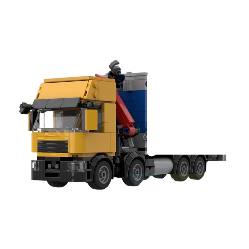 중형 크레인 트럭 MOC 빌딩 블록 8x4 건설 차량  - Vehicle Heavy Equipment 리뷰 및 가격